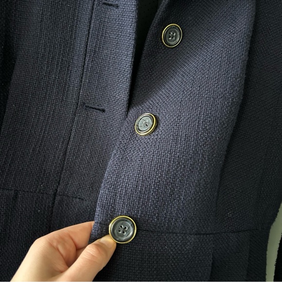 Gorgeous Banana Republic navy overcoat - Picture 7 of 10